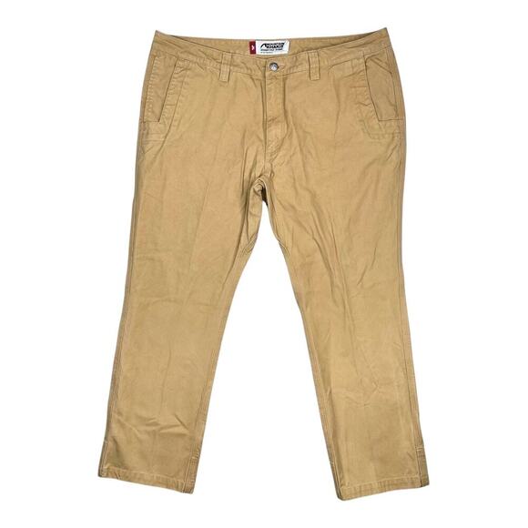 Mountain khakis slim fit cargo canvas pants men’s size 42x30 100% cotton